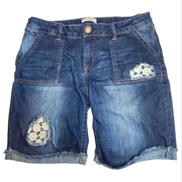 Mudd Girls jean shorts size 14.5 kids - Picture 1 of 4
